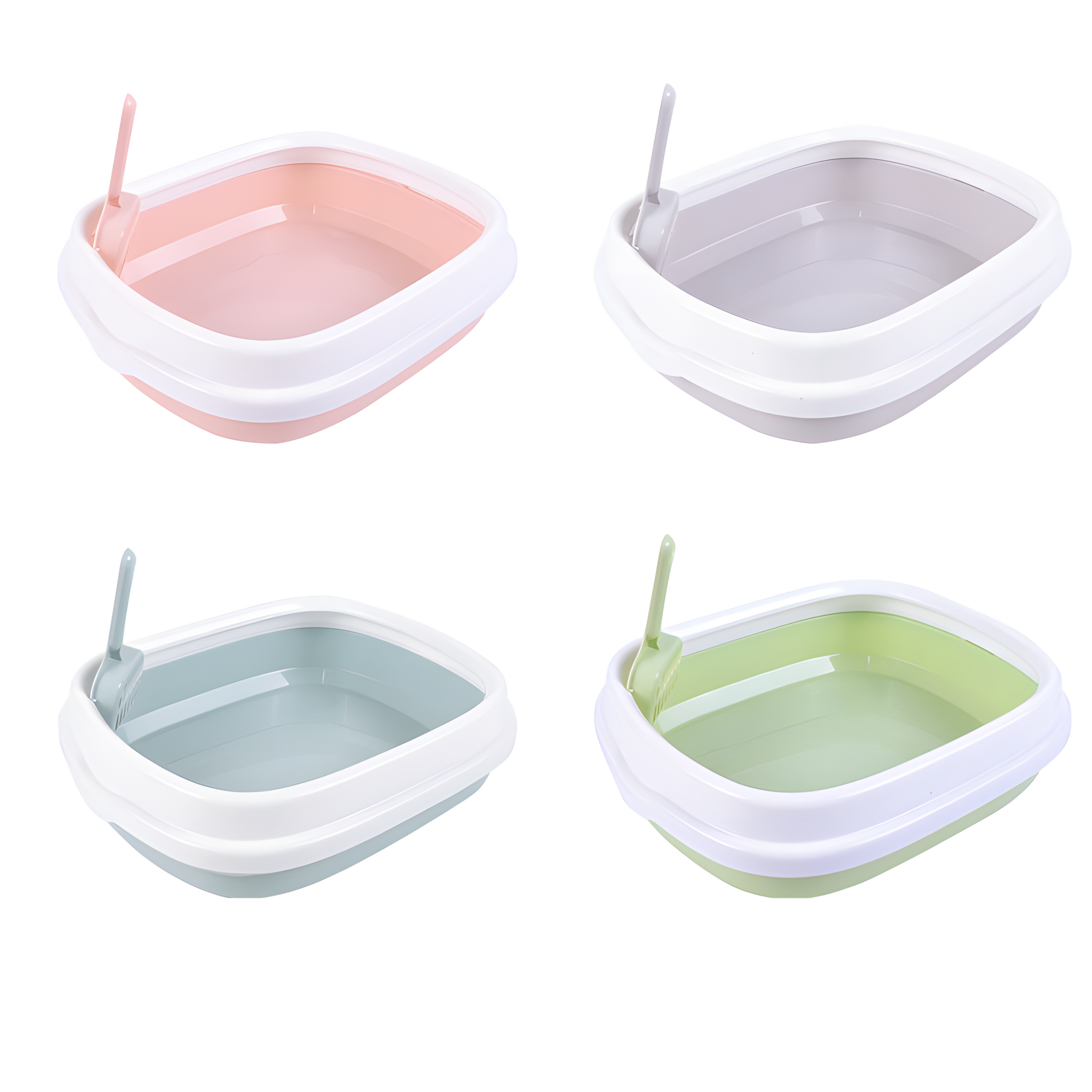 Large Anti-Splash Detachable Cat Litter Box