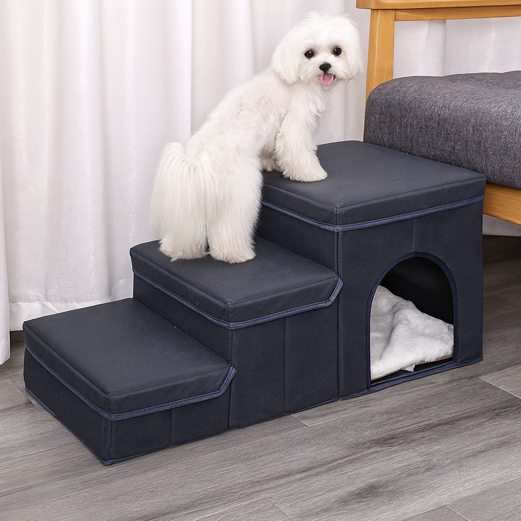 Multifunctional Pet Stairs & Bed