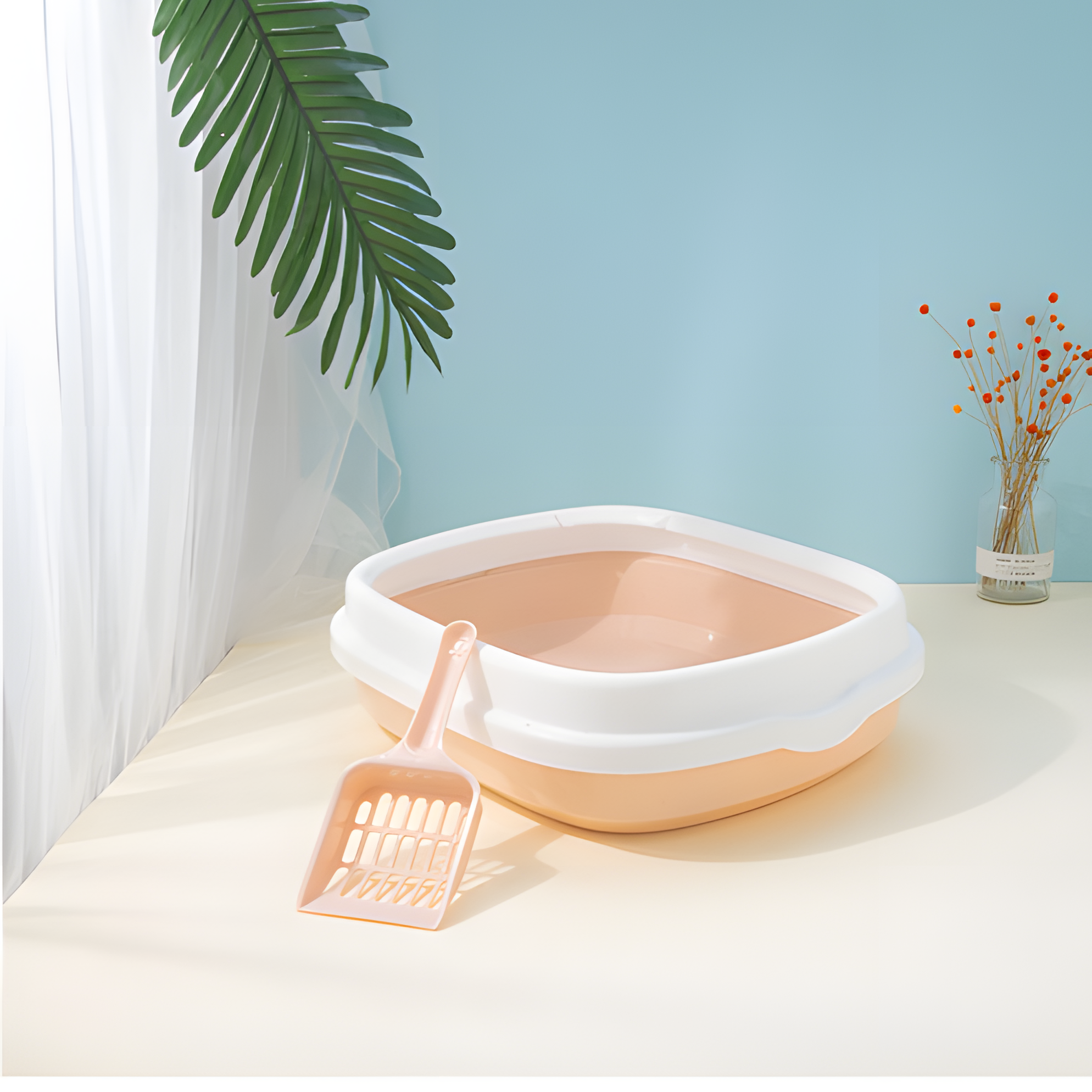 Large Anti-Splash Detachable Cat Litter Box