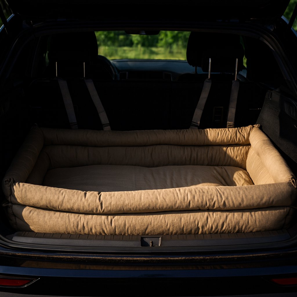 Faux Leather Dog Car Seat