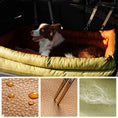 Load image into Gallery viewer, Faux Leather Dog Car Seat
