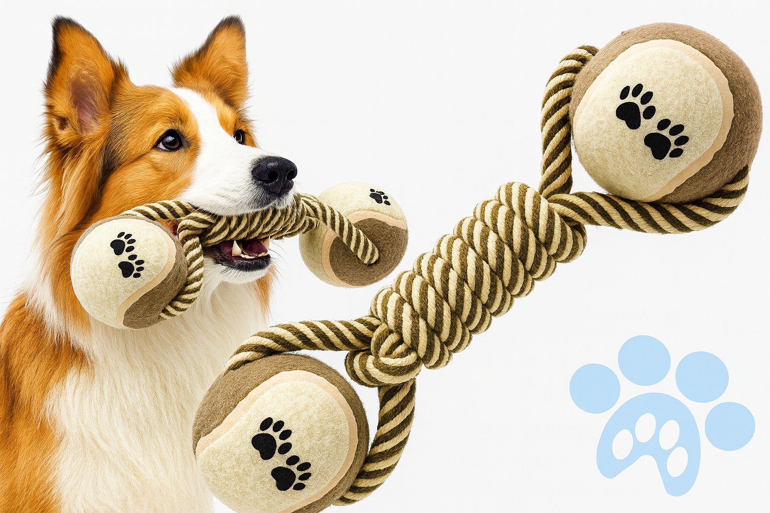 Tennis Twist Chew Toy