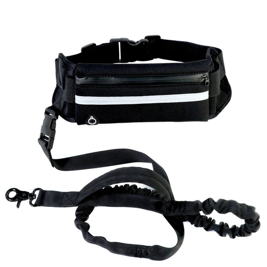 Hands-Free Shock-Absorbing Dog Leash & Belt